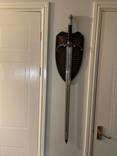 Customer photo review of Longclaw Game of Thrones Sword