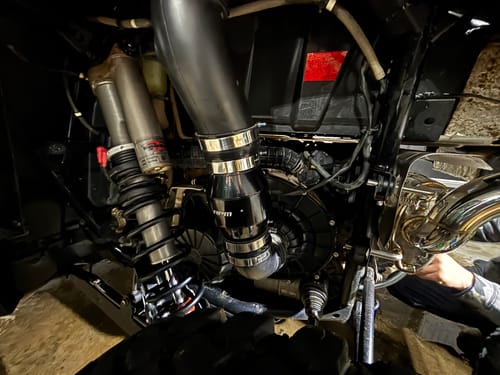 Customer photo review of RPM Can-Am Maverick R Carbon Fiber High Flow Intake System