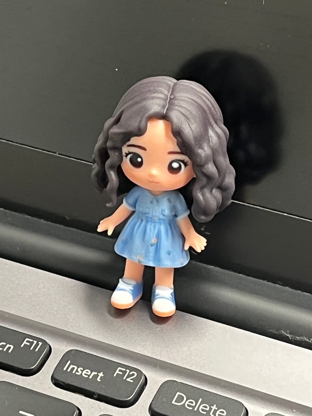 Customer photo review of Custom 3D Keychain Figure from Your Photo Personalized Mini Doll Gift Idea