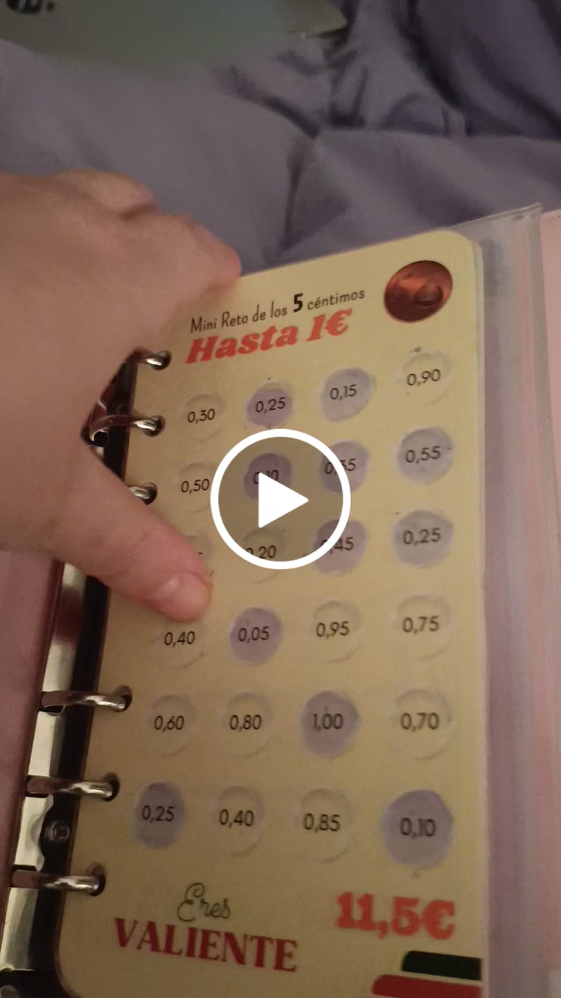 Customer video review of 20 Retos de Ahorro de Rascar A6