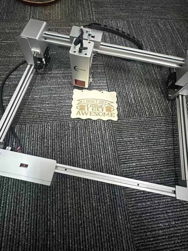 Customer photo review of Carverall X1Pro 20W Diode Laser Engraver | Work Area 300*300mm