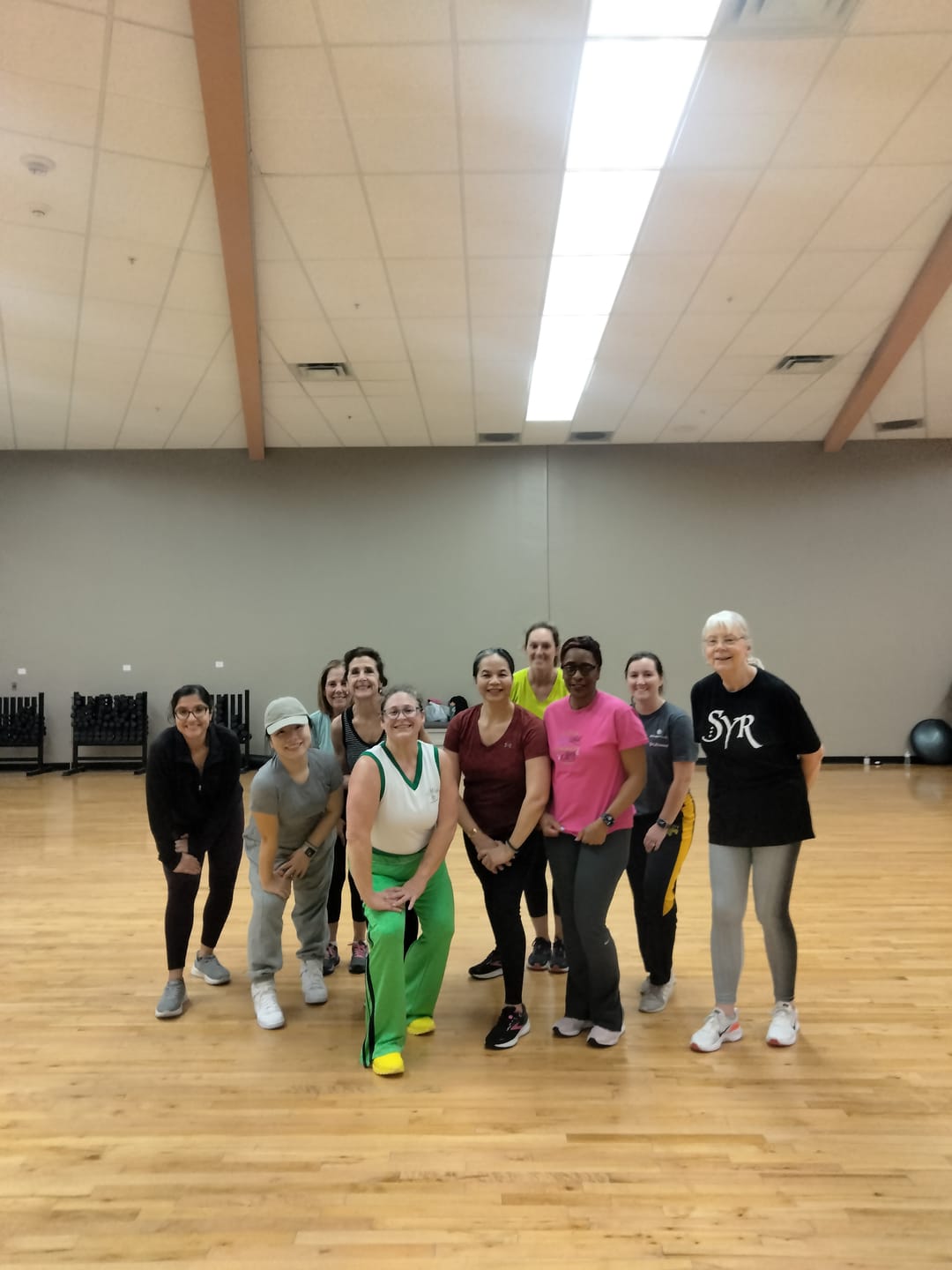 Customer photo review of Zumba Out Loud Mid Rise Track Pants