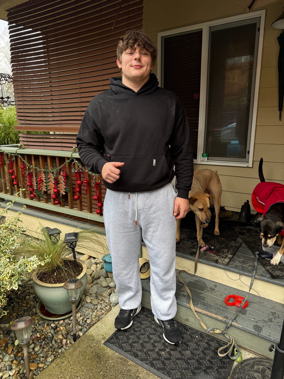 Customer photo review of Cloudburst Hoodie