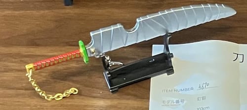 Customer photo review of Mystery Mini Katana
