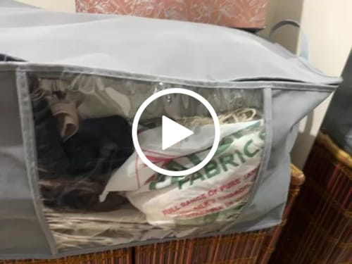 Customer video review of Qoolish Horizontal Storage Bag (Available in Pack of 3 and Pack of 5)