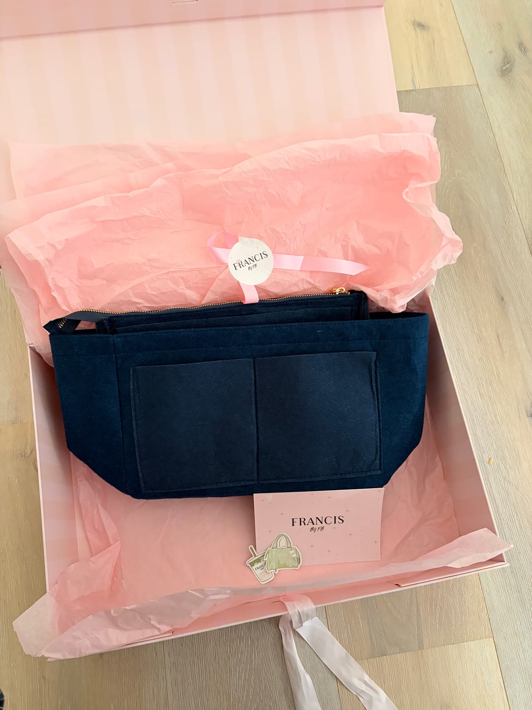 Customer photo review of It girl organizer Blueberry midnight