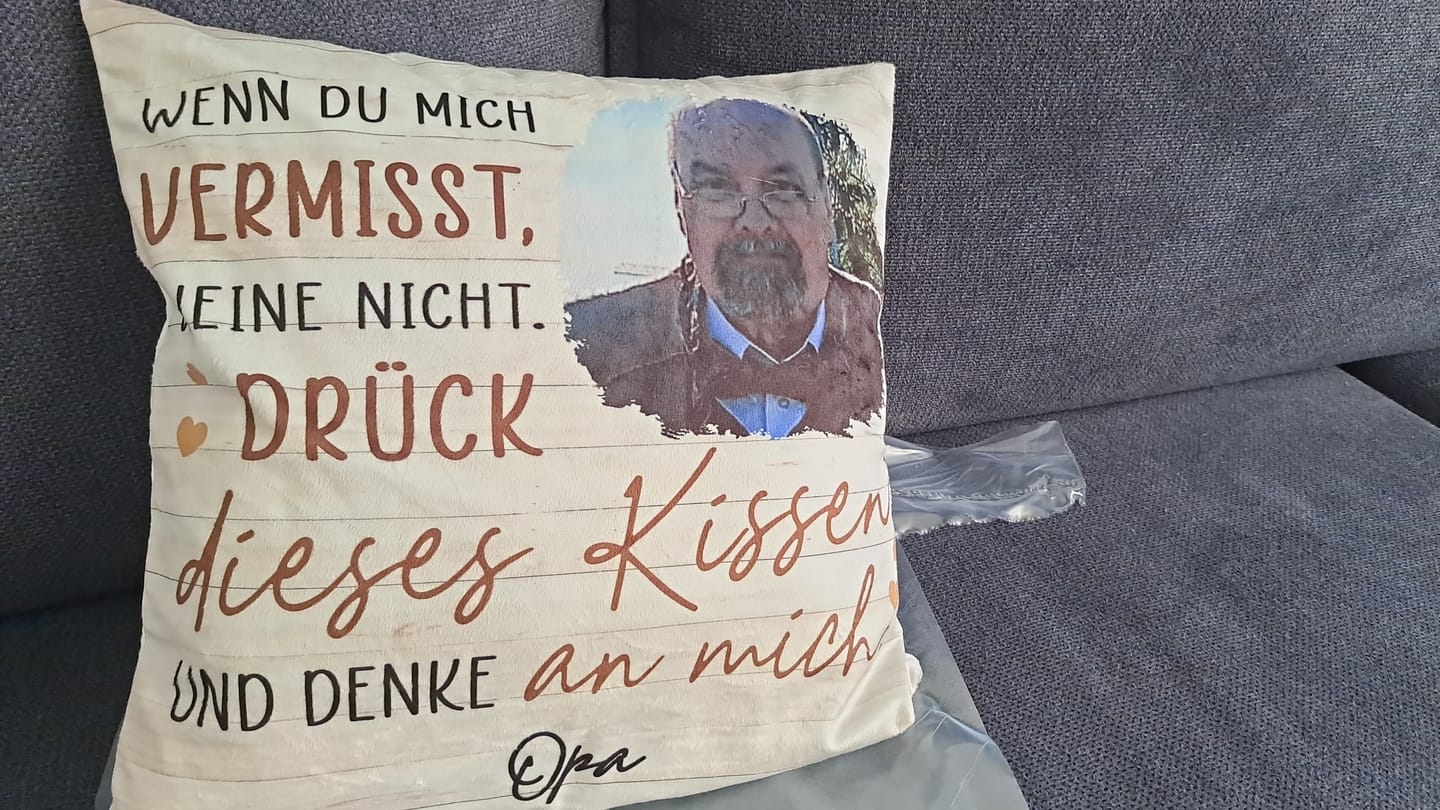 Customer photo review of Immer bei dir - Familien-Kissen
