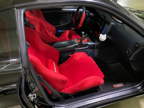 Customer photo review of Leather/Alcantara/Carbon OEM Style Shift Boot