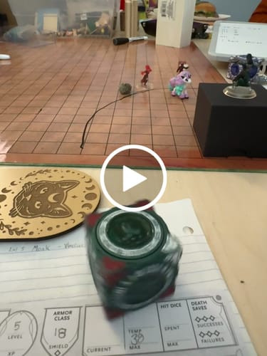 Customer video review of Masters Dice Relic #000 – Class Legacy Spinner | 7 -in-1 Dual-Spinner Metal Dice
