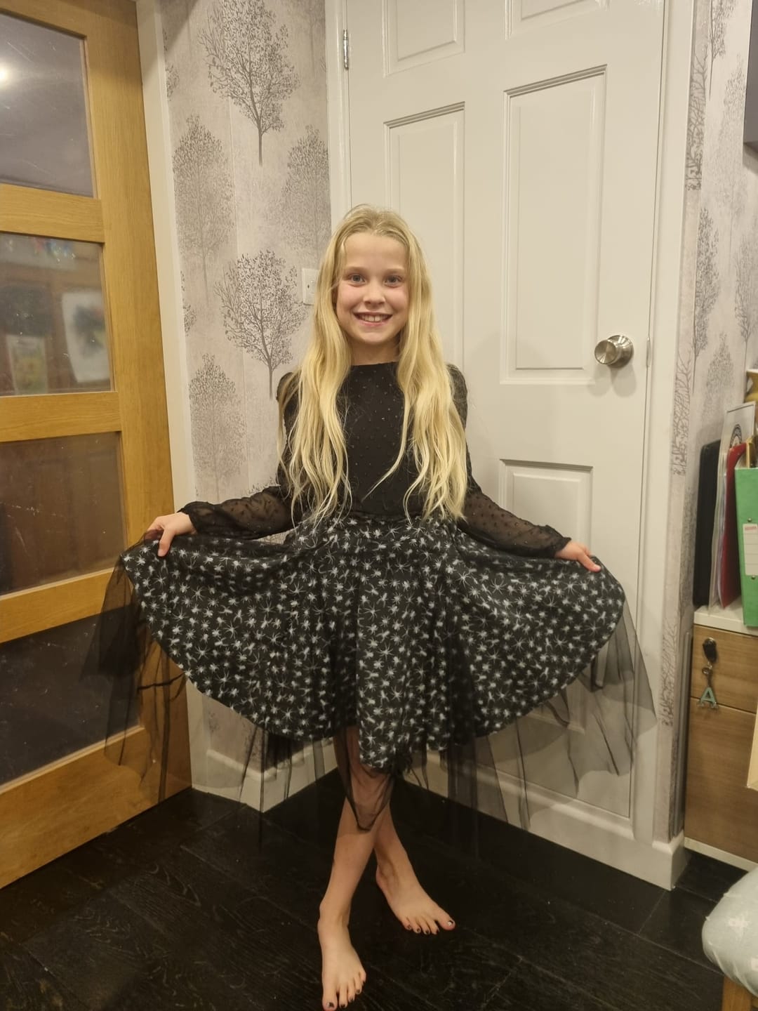 Customer photo review of All Over Spiders Polycotton Fabric