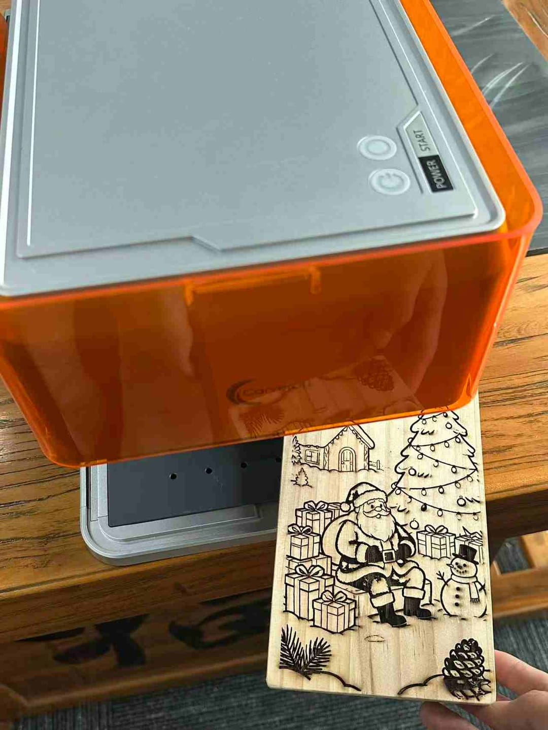 Customer photo review of Carverall A1Pro Mini Laser Engraver | Portable & Desktop | Dual Laser Options