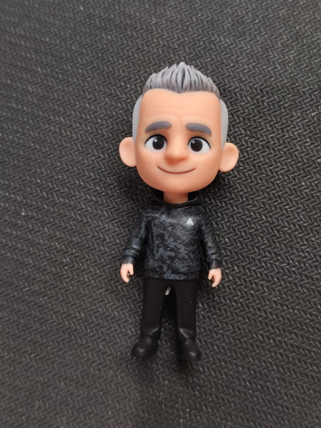 Customer photo review of Custom Couple Action Figures - Unique Valentine's Day Gift