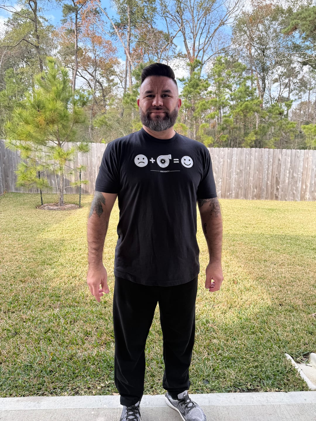 Customer photo review of 80Eighty® Noir Perform Pant