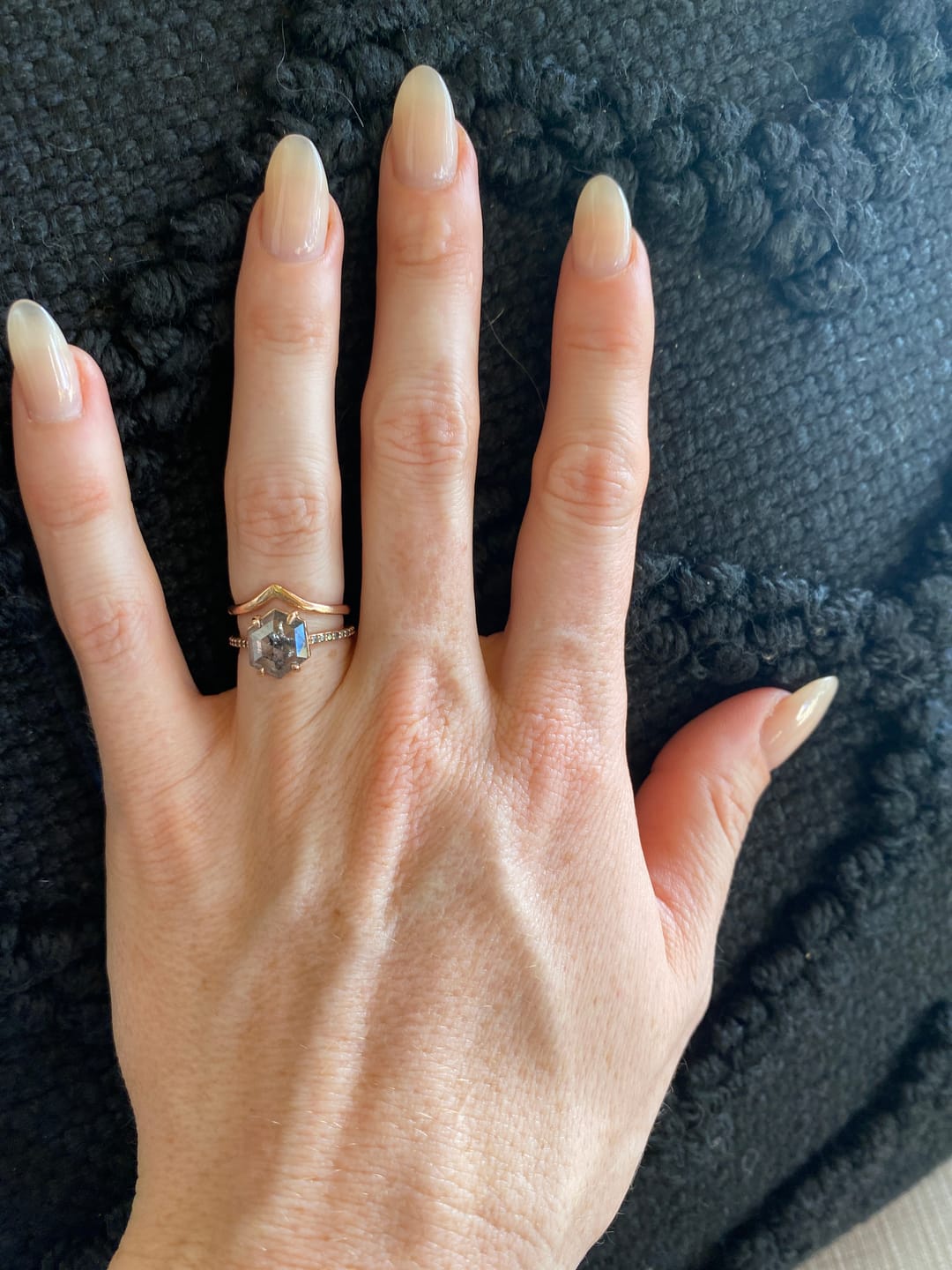 Customer photo review of Custom Ring Re-Fabrication for Megan