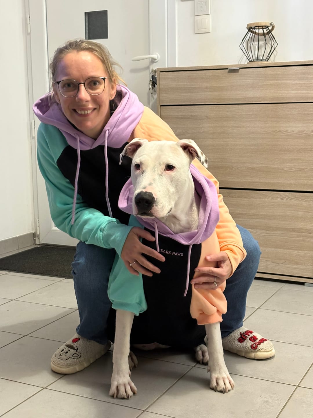 Customer photo review of Cyber Punk Human Hoodie