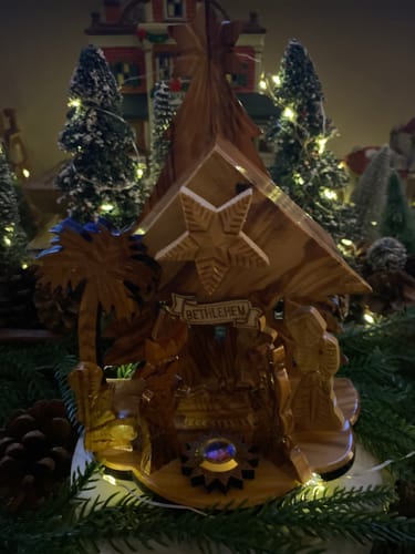 Customer photo review of Holy Land Nativity Scene with Music Box