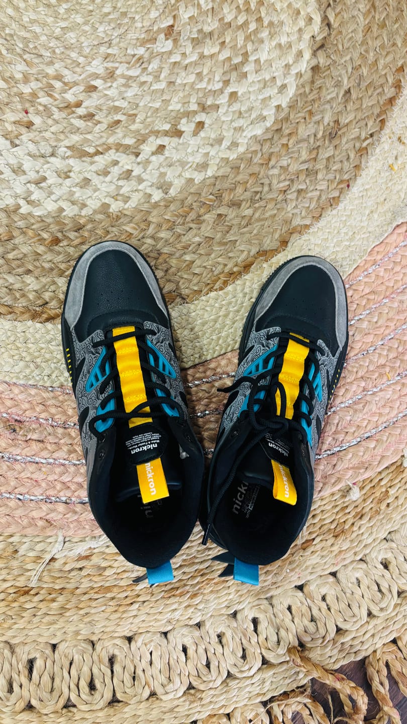 Customer photo review of Street Skate 2.0 Black Mid Top Premium Flat Sole Sneakers