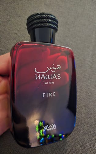 Customer photo review of Rasasi Hawas Fire Eau de Parfum For Him 3.4 oz