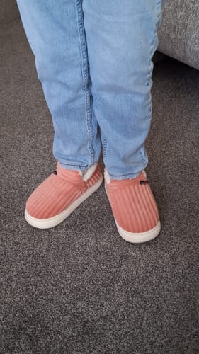 Customer photo review of Cozie Co Slippers