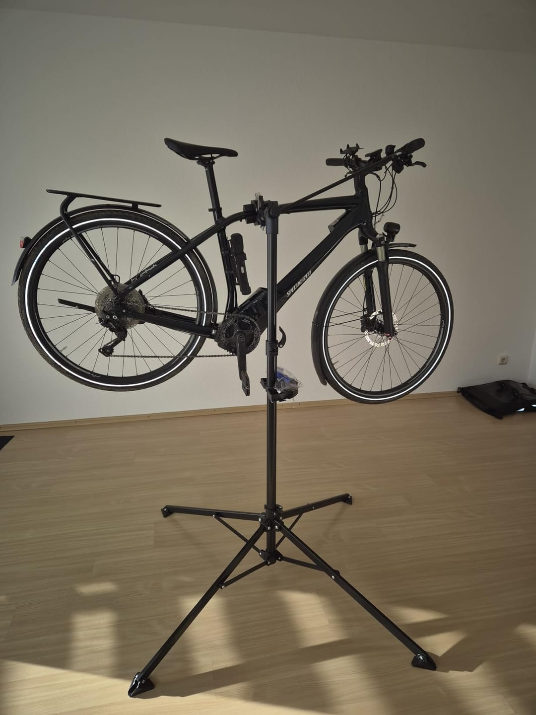 Customer photo review of Fahrrad Montageständer 30 kg