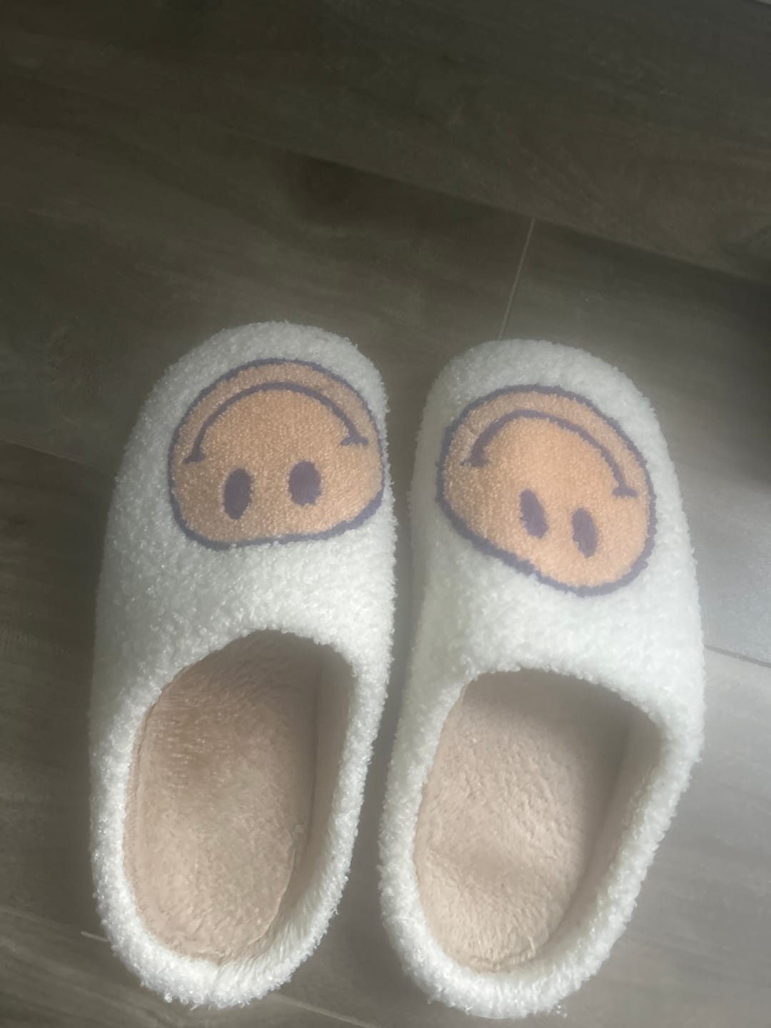 Customer photo review of Happy Face Slippers
