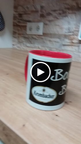 Customer video review of TassenExpress - Becher Keramik Tasse mit Logo bedruckt 325ml Firmenlogo