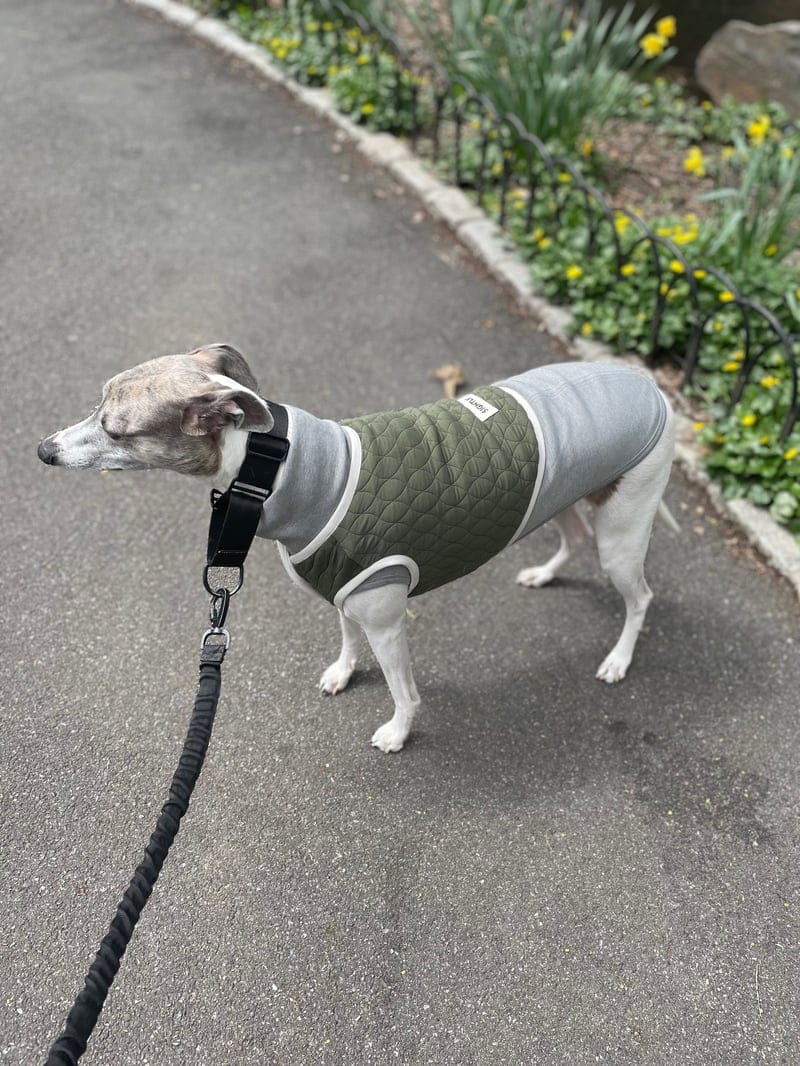 Customer photo review of Quilted Vest in Green