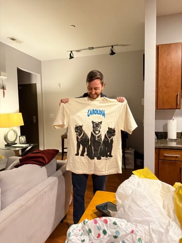 Customer photo review of *Limited Edition* Glory Days Apparel - Nuthin' But A Carolina Thang Tour Oversized T-Shirt