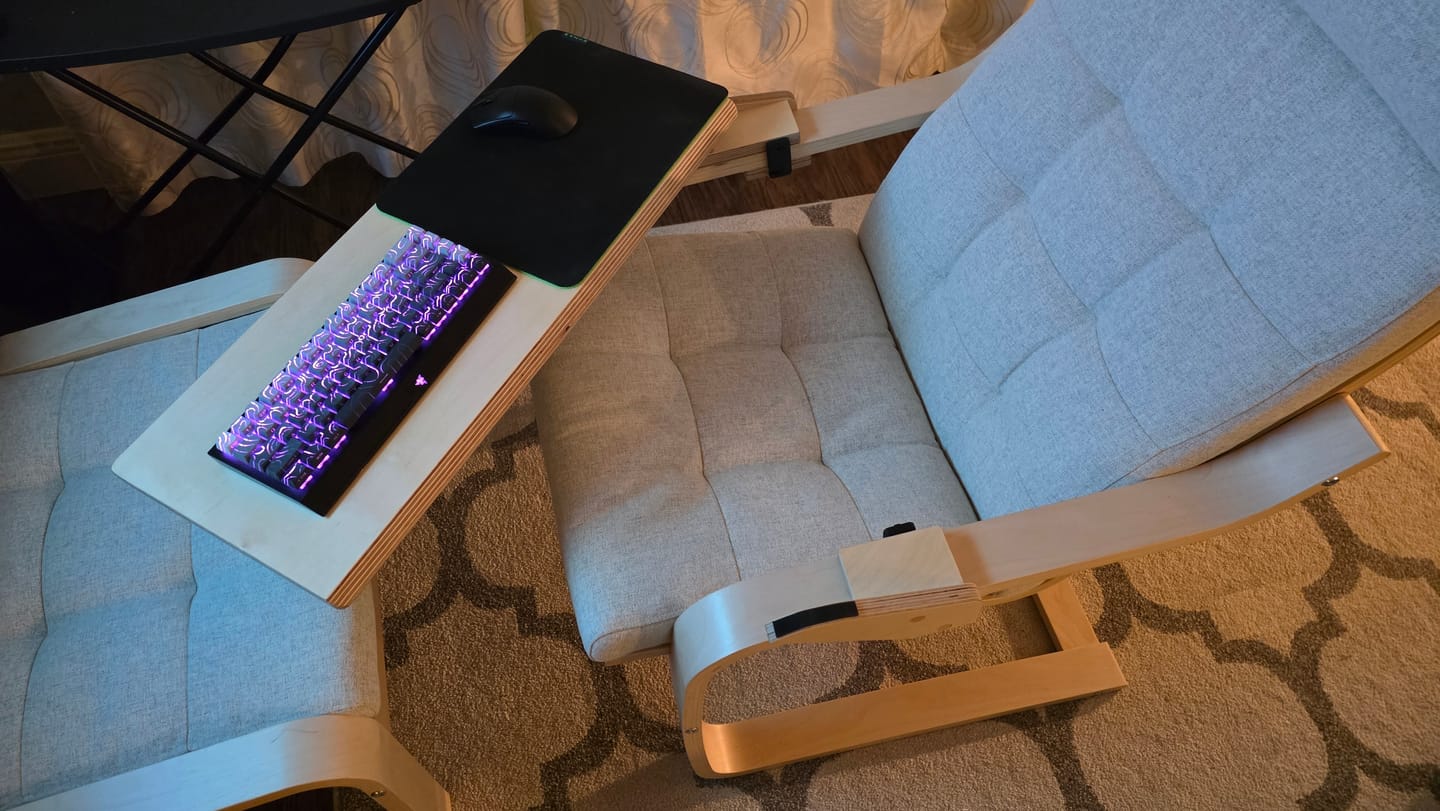 Customer photo review of POÄNG Desk