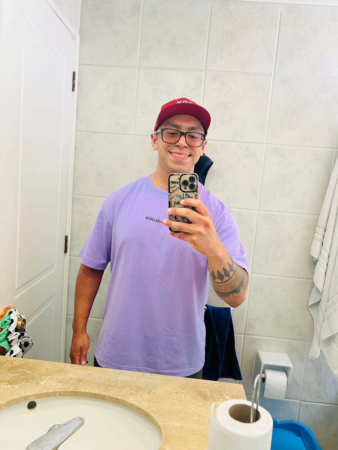 Customer photo review of POLERA BASIC LILAC