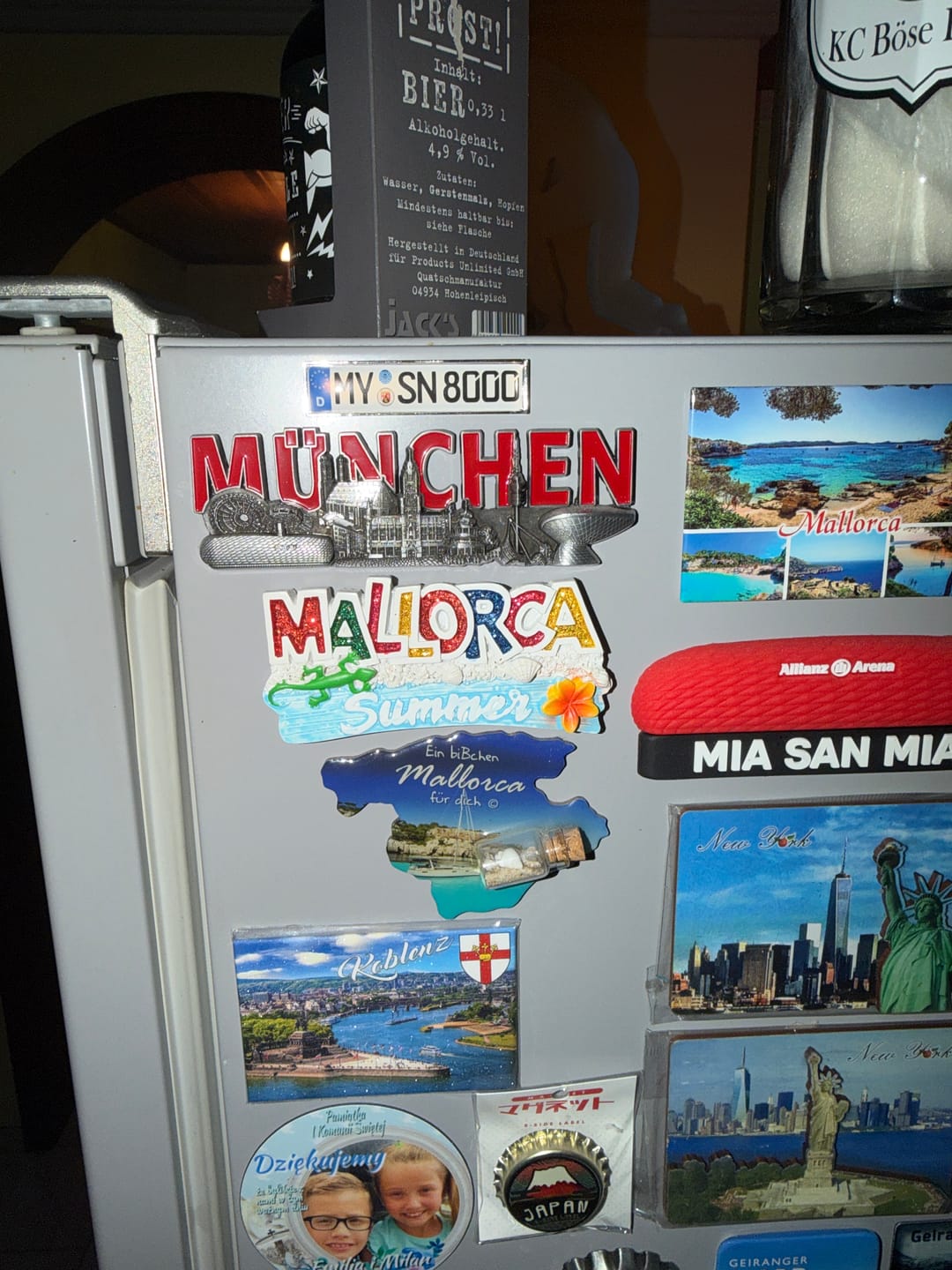 Customer photo review of Kühlschrankmagnet aus Metall - Kennzeichen Deutschland - individuell personalisierbar
