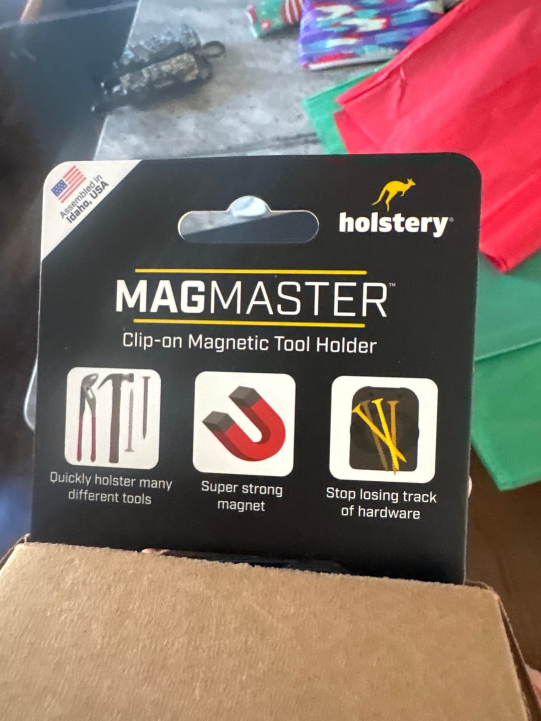 Customer photo review of MagMaster | Magnetic Tool and Hardware Holder
