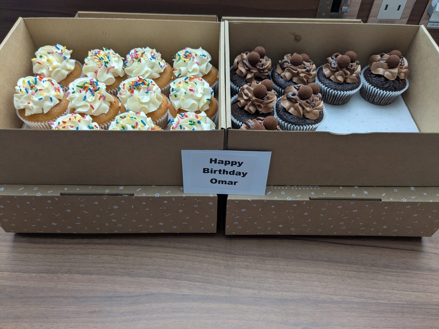 Customer photo review of Vanilla Cupcakes