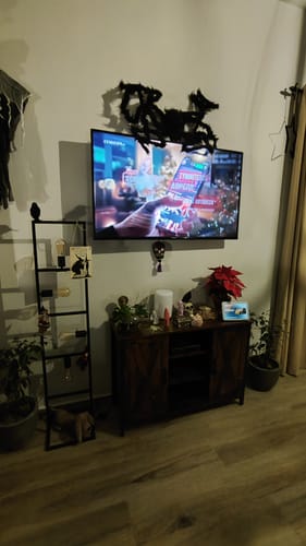 Customer photo review of Μπουφές Ντουλάπι Κονσόλα Εισόδου Μπαρ Σιφονιέρα με πόρτες Σαλόνι Διάδρομος vintage καφέ  LS-C098B01