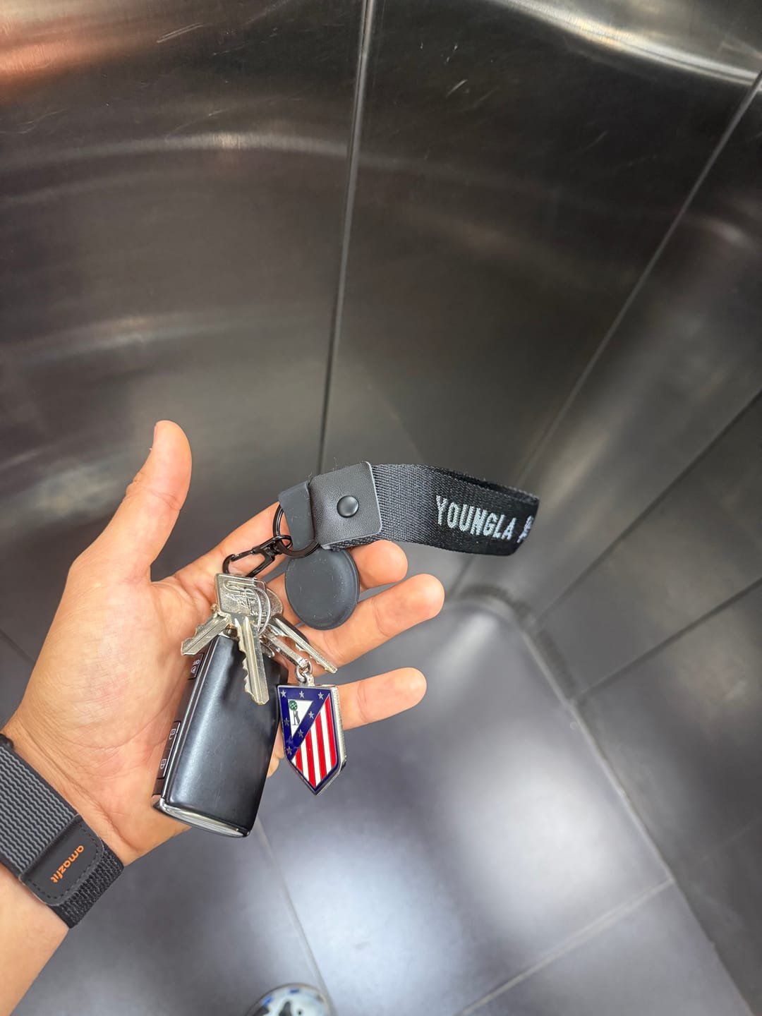 Customer photo review of 933 YoungLA Keychains