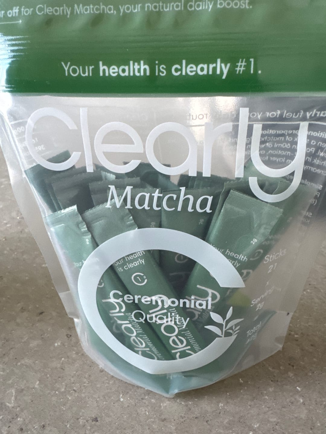 Customer photo review of Matcha