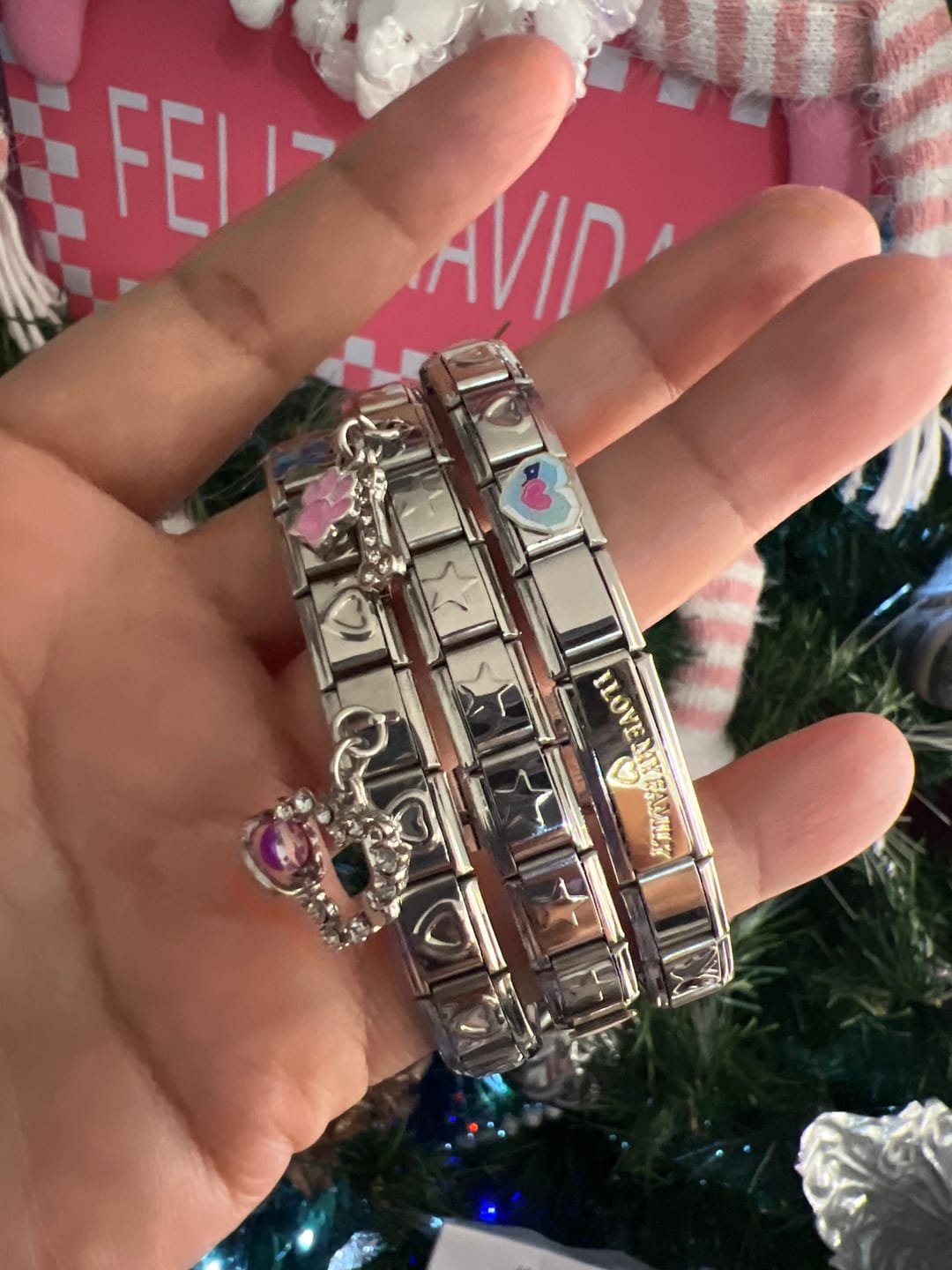 Customer photo review of Charm Colgante Huella perrito