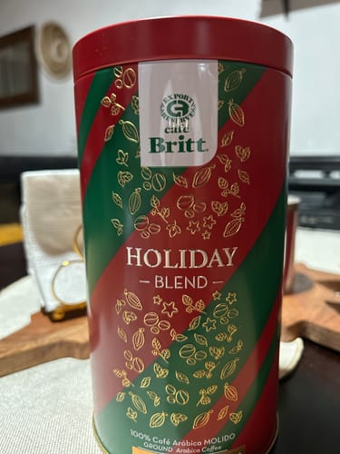 Customer photo review of Café Britt Peaberry AA Molido