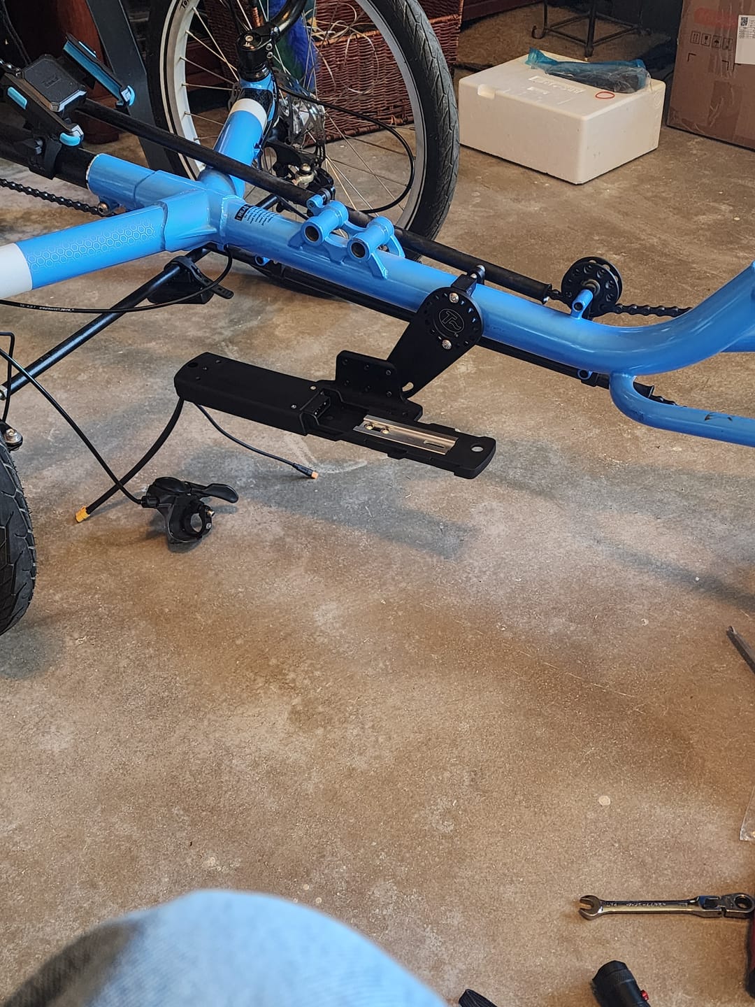 Customer photo review of Fully Configurable Battery Mount