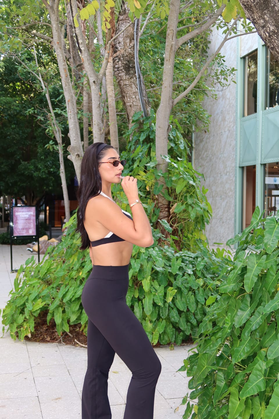 Customer photo review of The Leisure Pant / Black