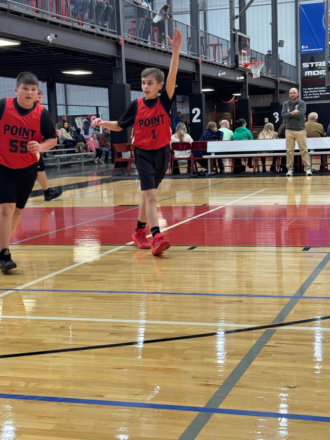 Customer photo review of Custom Black Red  Double Side Tops Athletic Basketball Jersey