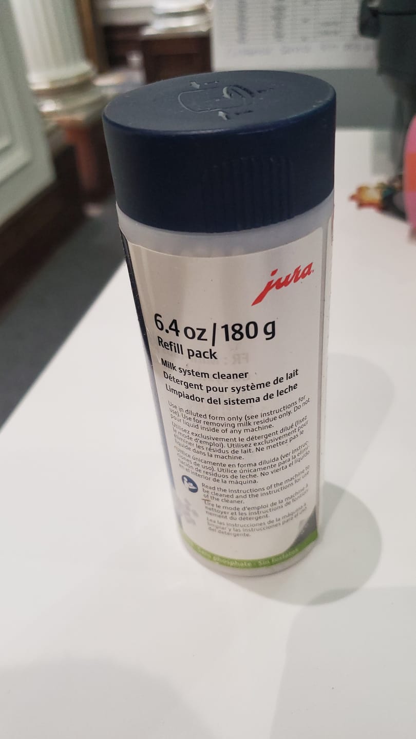 Customer photo review of Jura - Milk System Cleaner