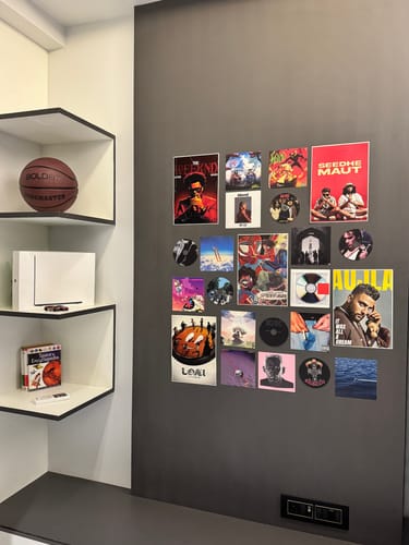 Customer photo review of PLAYLIST - ALBUM COVER PRINTS - CUSTOM WALL COLLAGE POSTERS