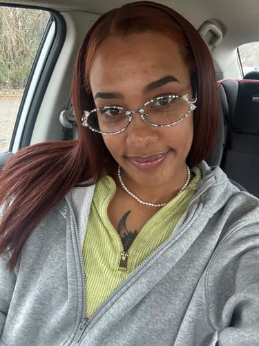 Customer photo review of Adela Eyeglasses