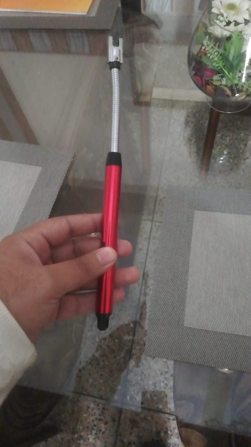 Customer photo review of Flexible Rechargeable Electric Lighter - Lot Imported
