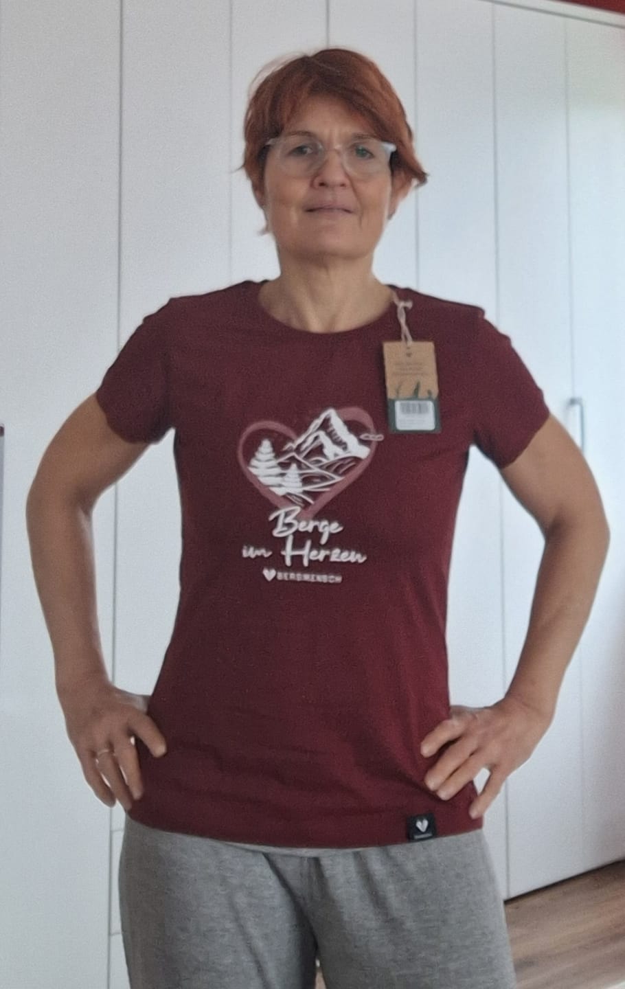 Customer photo review of Berge im Herzen - Damen Premium Organic Shirt