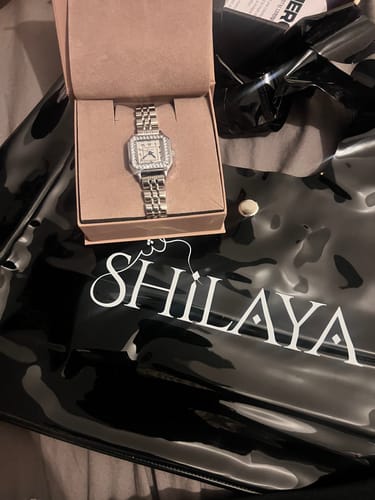 Customer photo review of LA MYKONOS MONTRE ARGENT AVEC CHIFFRES ARABES