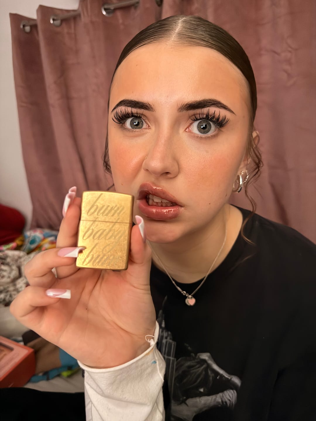 Customer photo review of "Burn Baby Burn" Zippo Lighter
