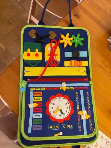 Customer photo review of Kiddora™ Montessori Aktivite Çantası  | 8’i 1 Arada