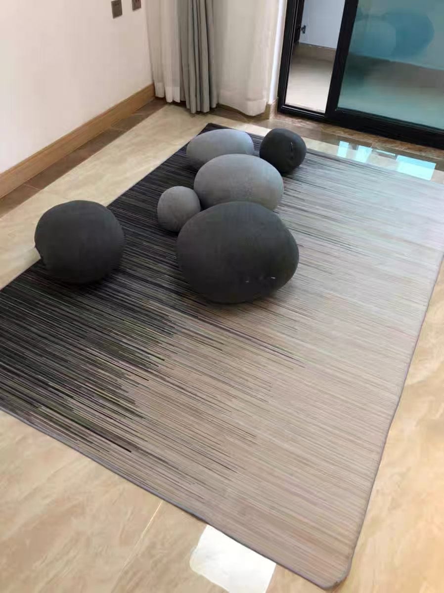 Customer photo review of Stone Pouf Boulder Pillow – Soft Sculptural Floor Cushion | GabyBerg